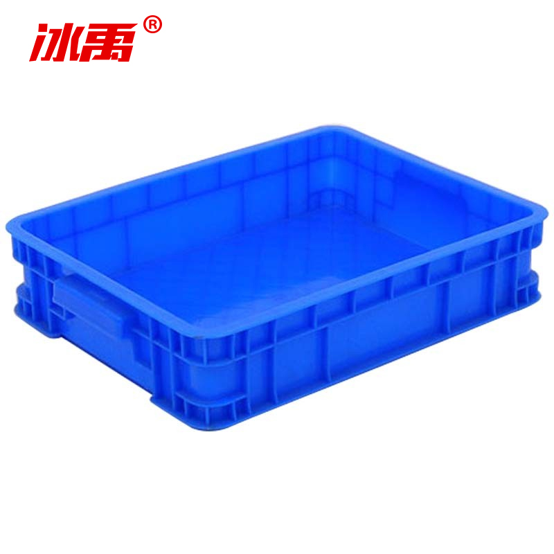 冰禹 加厚塑料周转箱 BYrsl-01 400-90箱外430*330*100mm 1个