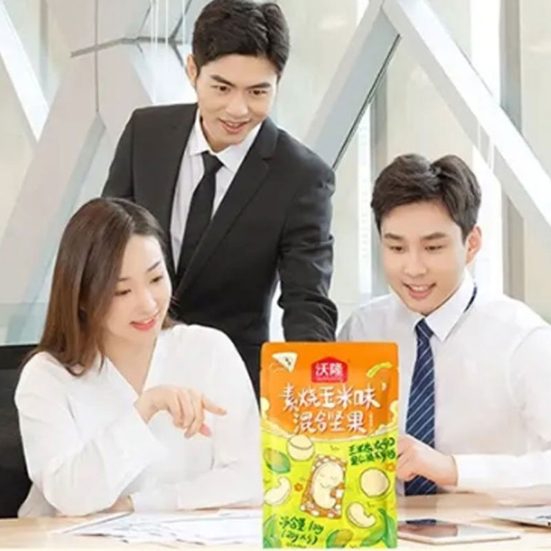 沃隆 混合坚果仁(素烧玉米味)100g 袋高清大图