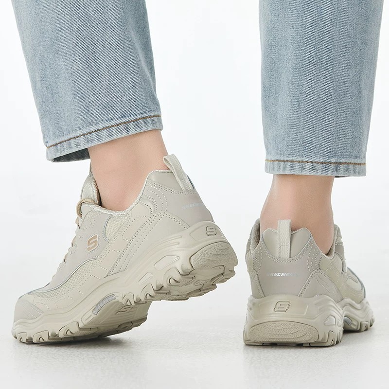 斯凯奇 男款缓震简约运动鞋 52675/NAT-9.5 双高清大图