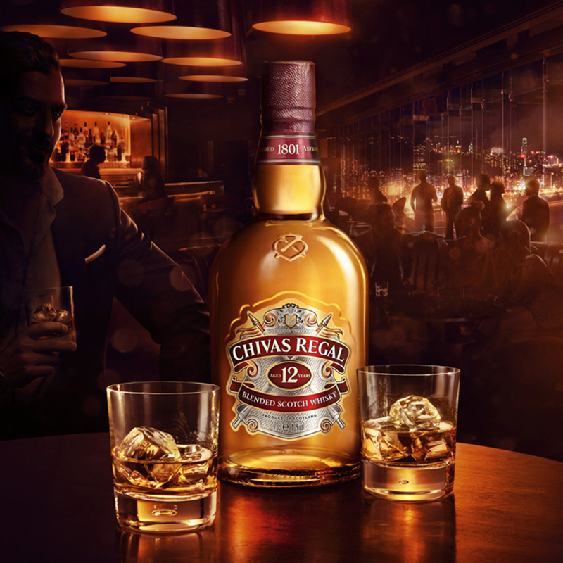 【6支装】宝树行 芝华士12年500ml*6 苏格兰调配型威士忌洋酒【无盒】