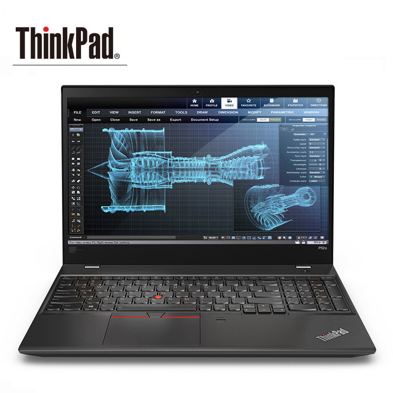 联想 P52S 定制移动图形工作站笔记本电脑( i7-8550U 升至16GB 1T+256G 2G独显)