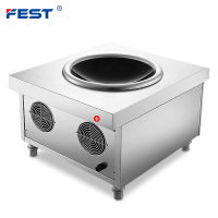 FEST商用电磁炉15KW凹面爆炒炉台式大功率电磁灶电池炉炒菜火锅厨房商业设备饭堂酒店15KW 15千瓦凹面电磁炉送四样