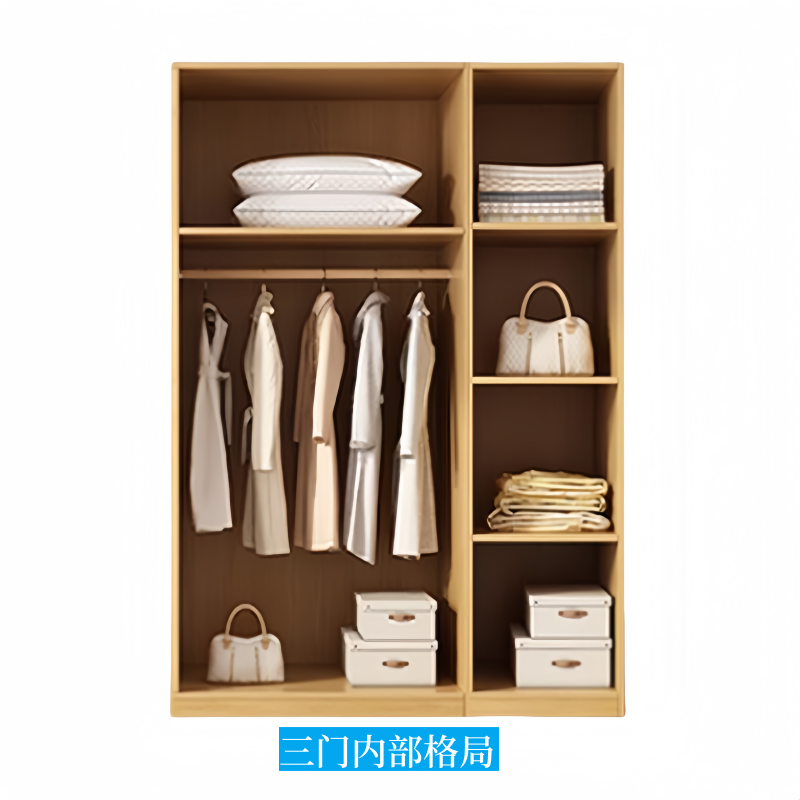 璎蕙 简易衣柜 三门 组高清大图