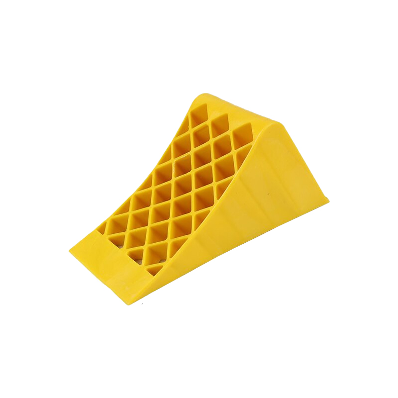 翌嘉YJ4121905塑料止退器塑料止滑器停车斜坡垫三角木阻车器 390*160*180mm