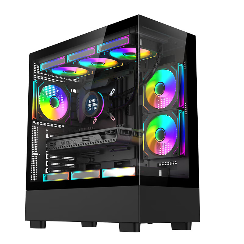 i9 14900KF/RTX5070 12G独显32G高频内存DIY电脑主机台式电脑组装兼容机电竞游戏 直播 设计办公视屏编辑高配主机5070主机高清大图