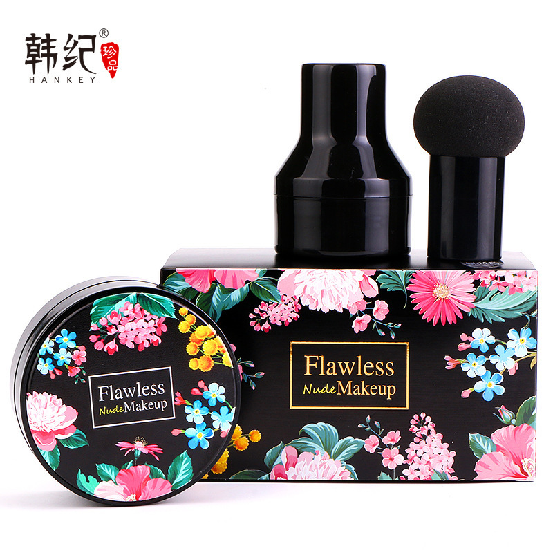 网红韩纪蘑菇头美颜气垫自然色 滋润保湿美颜霜 遮瑕轻薄裸妆亮肤粉底液高清大图
