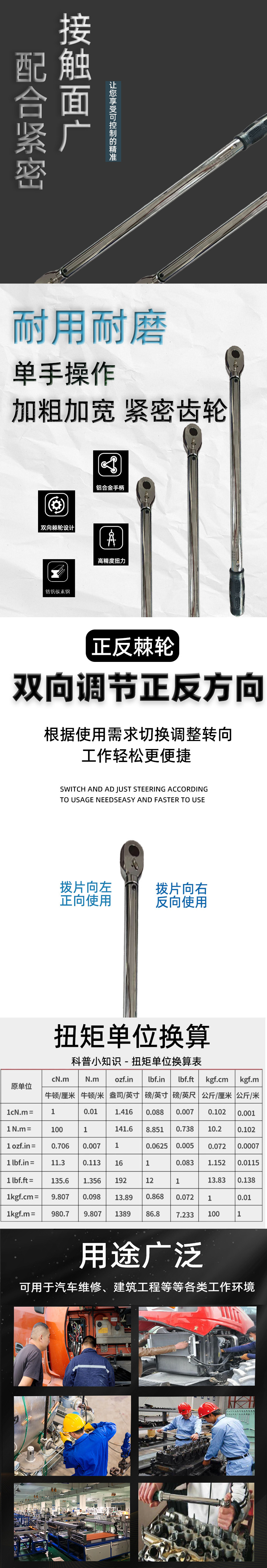 立伟铁牛扭矩扳手280-760N.m/把高清大图