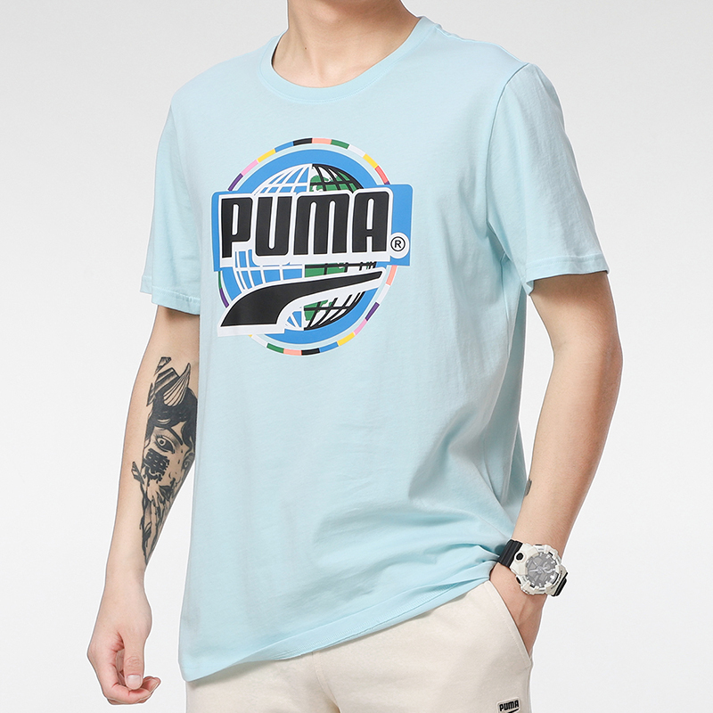 PUMA彪马男装2021夏季新款运动服休闲透气T恤531307