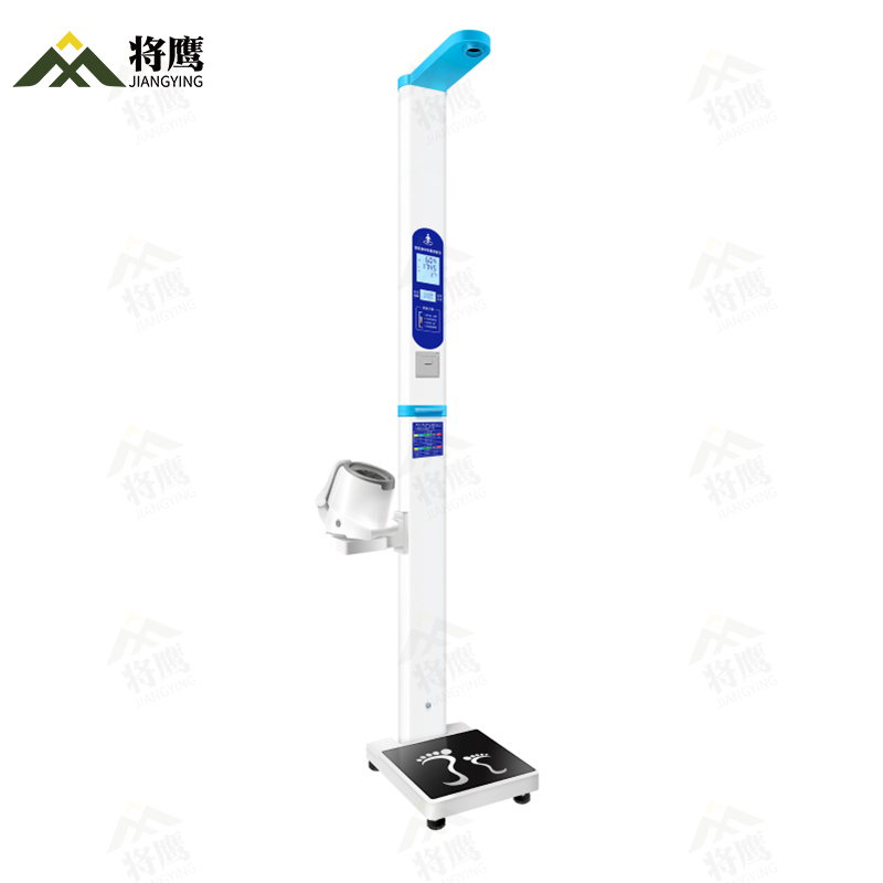将鹰 超声波身高体重体检秤测量仪身高体重一体机血压打印款 JY-044S-20AXYDY高清大图