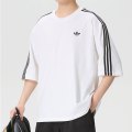 Adidas阿迪达斯三叶草男装新款透气舒适运动休闲短袖T恤KG6331 ZP XXL KG6332/白色