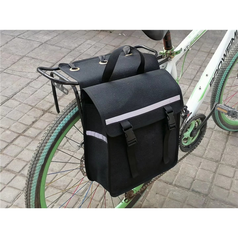 王太医加厚帆布山地车自行车包尾包后驮包驼包车架后架包骑行包