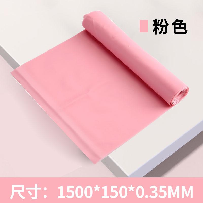 弹力带拉力带健身阻力带瑜伽带健身弹力带瑜伽用品拉伸带拉力片 粉色1500mm*150mm*0.35mm