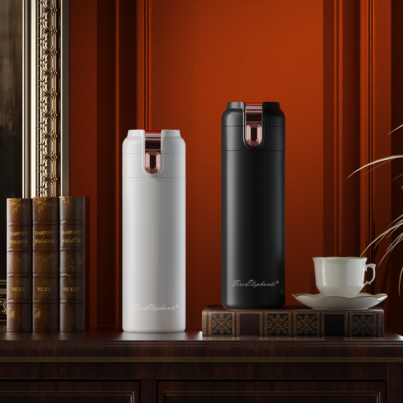 火象名爵智能保温杯400ml(黑色)/个高清大图