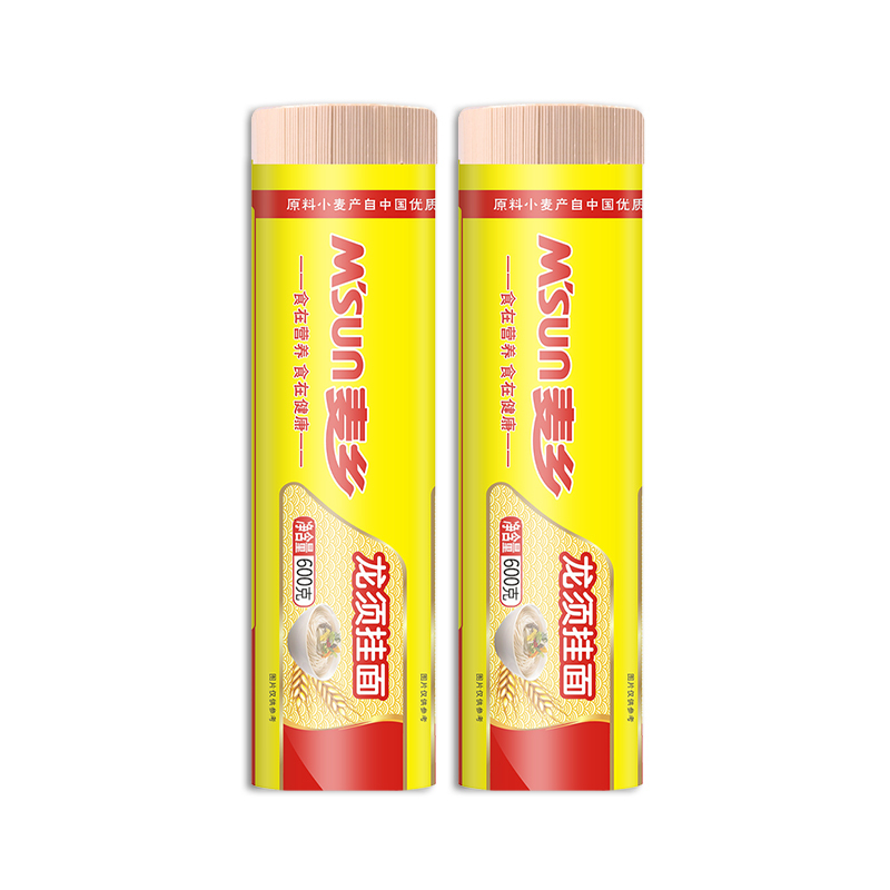 麦乡挂面组合1.8kg(山药面600g+龙须面600g+荞麦面600g)量贩装