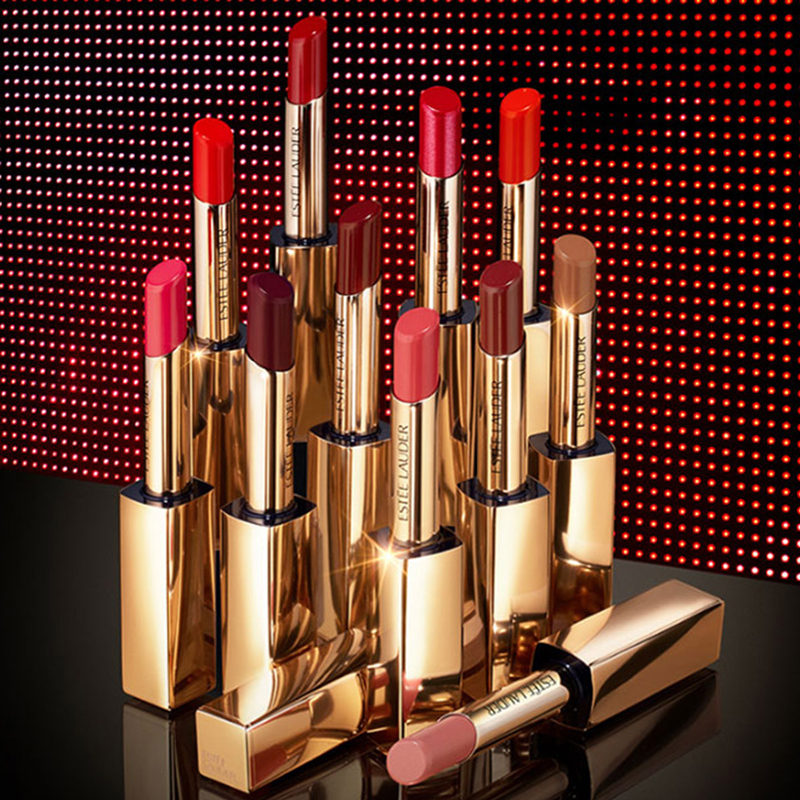 雅诗兰黛esteelauder口红新色333水光枫叶绝色水釉唇膏细管持久滋润