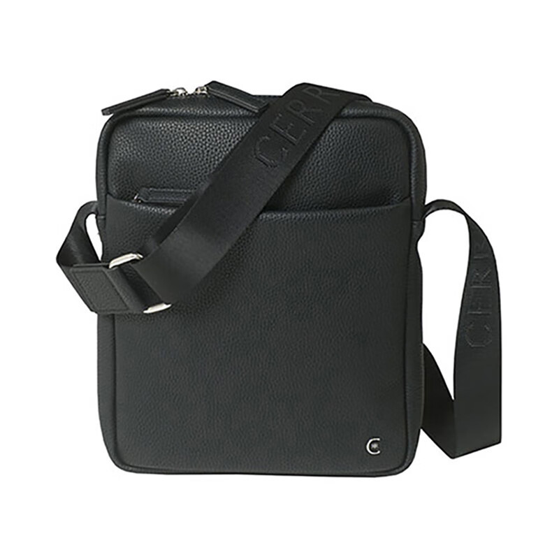 cerruti1881汉密尔顿系列黑色斜挎包ntr711a65