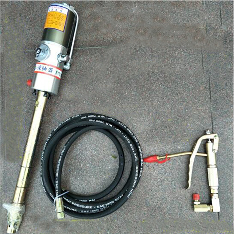 工具库 威力狮 打黄油机高压泵 注油器气动黄油枪头 配20米风管组套 WNSGZ-85