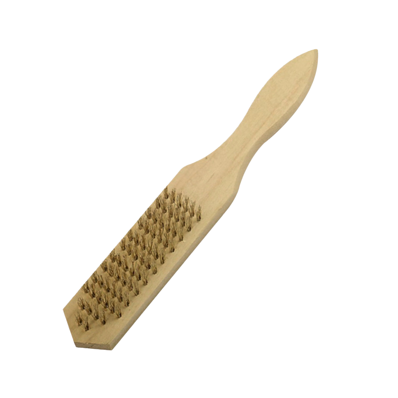 酷美智悦 木柄钢丝刷除锈刷 27*4cm 把高清大图