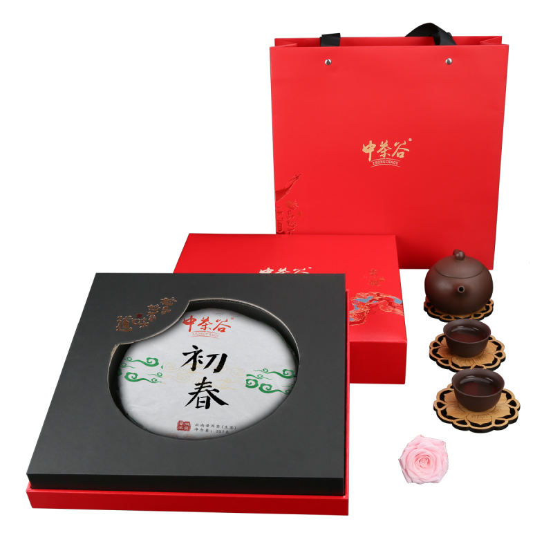 中茶谷(ZHONGCHAGU)初春普洱茶生茶357克