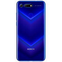 华为/荣耀(honor) 荣耀V20 高配版 全网通8GB+128GB 魅海蓝 移动联通电信4G手机 魅眼全视屏 4800万AI超清摄影 荣耀v20