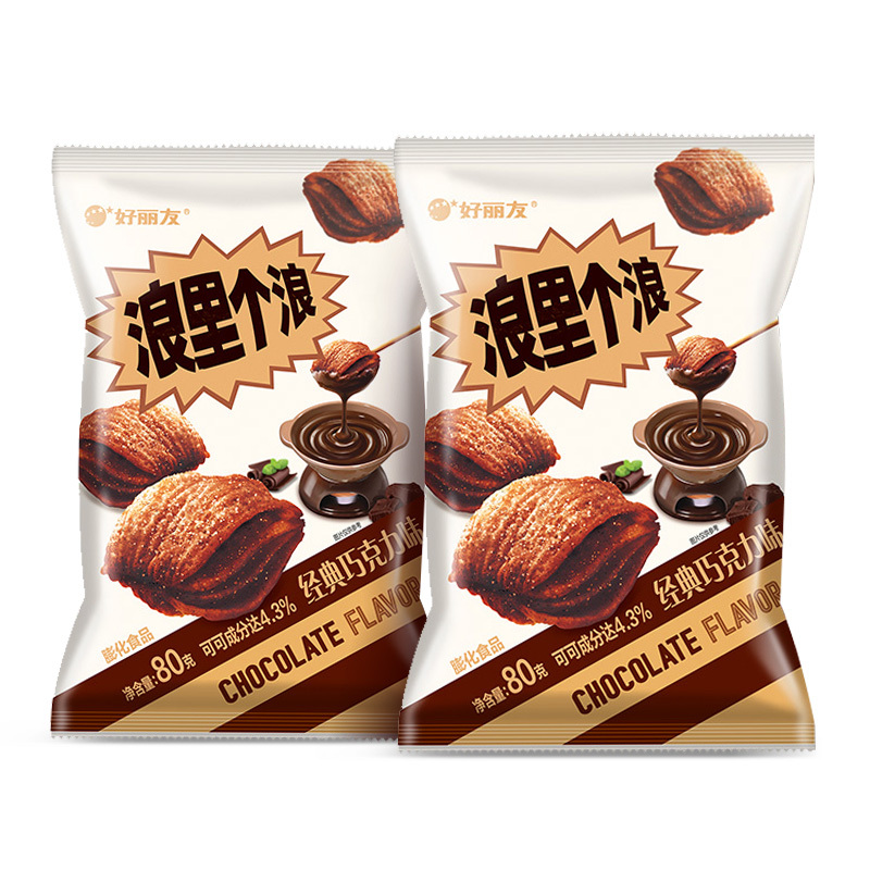 好丽友浪里个浪巧克力80g*6袋