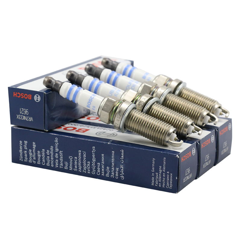 博世(BOSCH)双铱金火花塞VR7NII33X(丰田花冠/卡罗拉1.6/轩逸/雷凌/天籁/CX-5)4支
