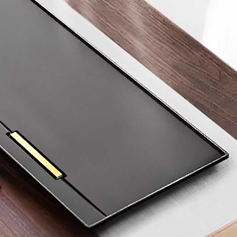 方然乌金石茶盘-光辉岁月 带排水口50*25*3cm高清大图