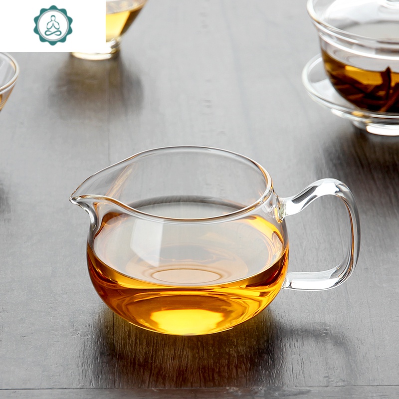 玻璃公道杯分茶器茶海透明耐热创意公杯均杯功夫茶具茶道配件 封后