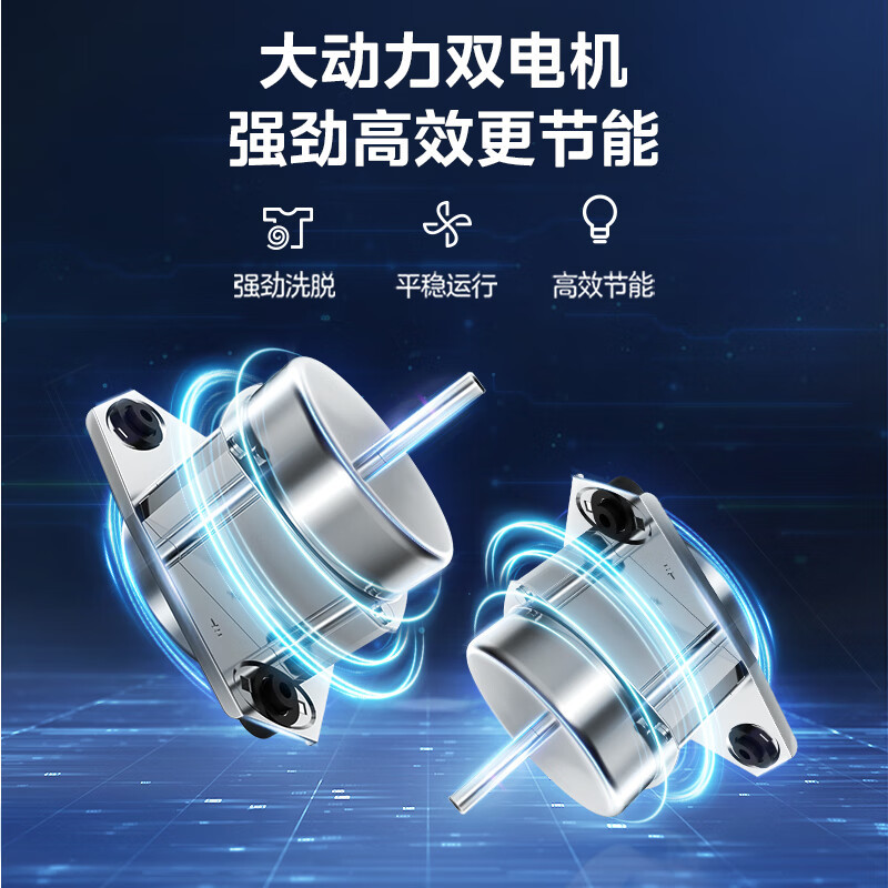 美的(Midea)洗衣机半自动双桶 MP12S166 12公斤大容量 一级能效 双缸双桶洗衣机高清大图