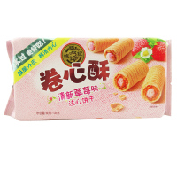 (徐福记草莓味卷芯酥105g)