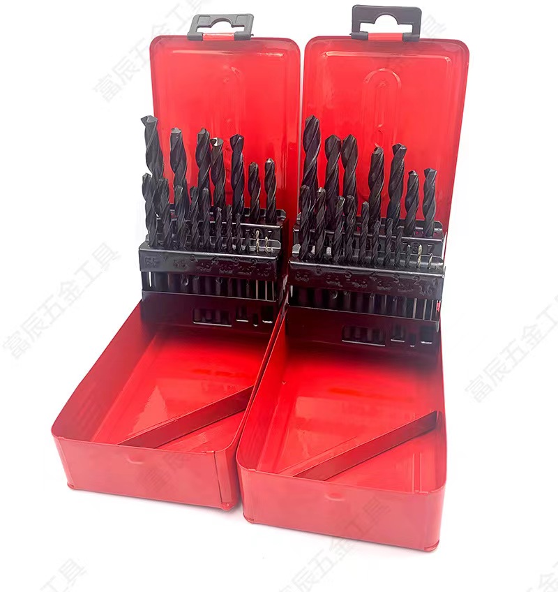 MKLDTOOLS 麻花钻头套装 1-13mm 25件 套高清大图