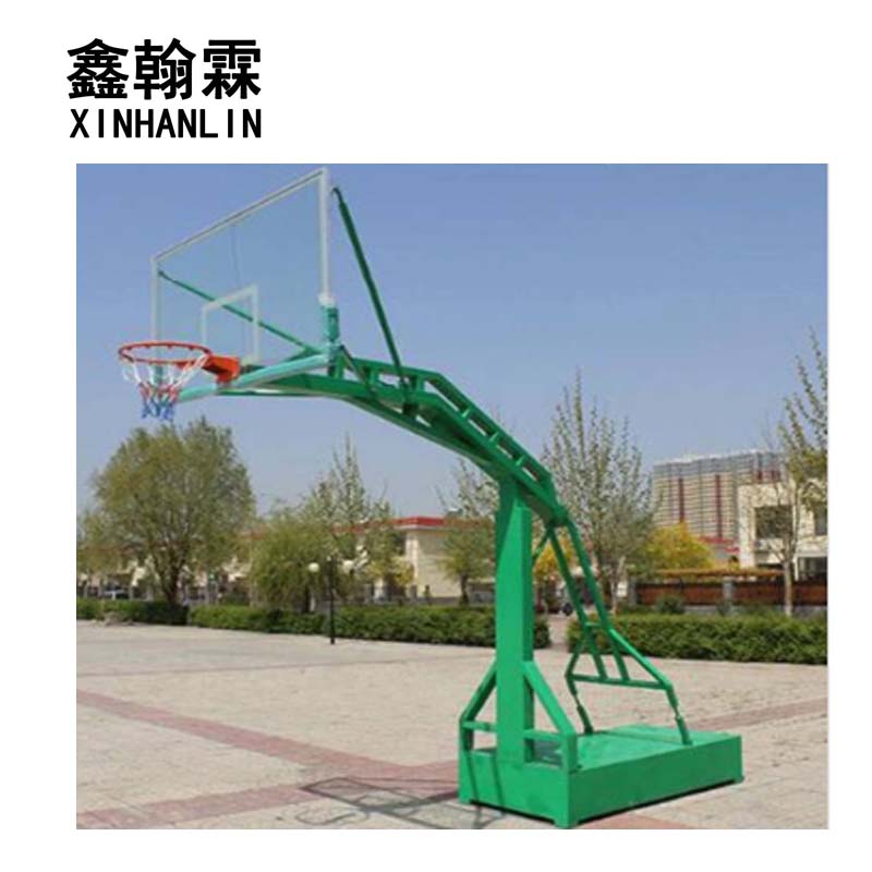 鑫翰霖 手动液压平箱篮球架XHL-L401 /个高清大图