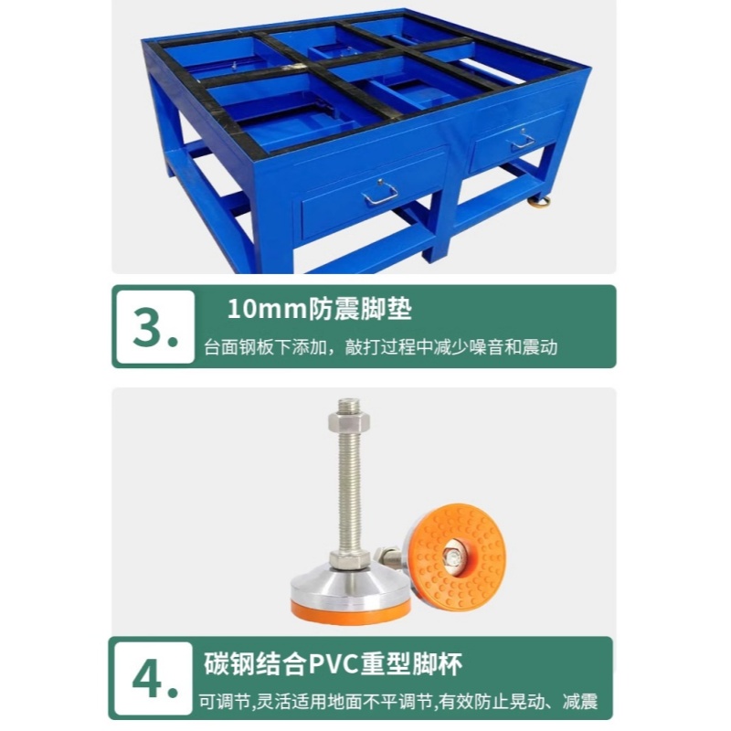宜掌柜 钳工工作台 两抽带底板1.5米 张高清大图