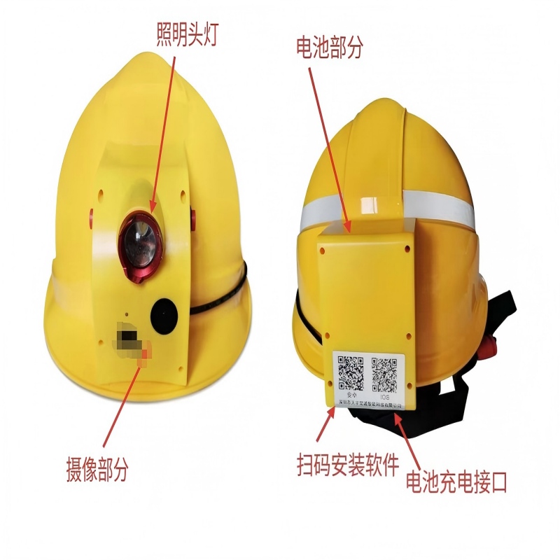 联芯达智能头盔照明摄像装置高清大图