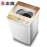 志高（CHIGO）4.8公斤小型迷你全自动洗衣机 儿童宝妈专用 强劲动力洗涤脱水一体节能静音 透明金