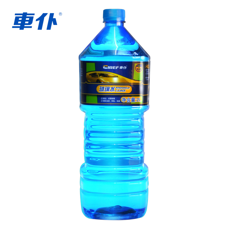 车仆汽车玻璃水大瓶雨刷精车用雨刮水清洗剂除油膜2L