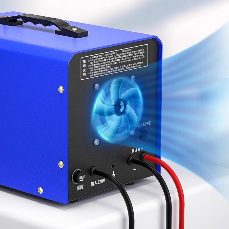 JBNY五金工具蓄电池充电器12V24V通用液晶屏600W