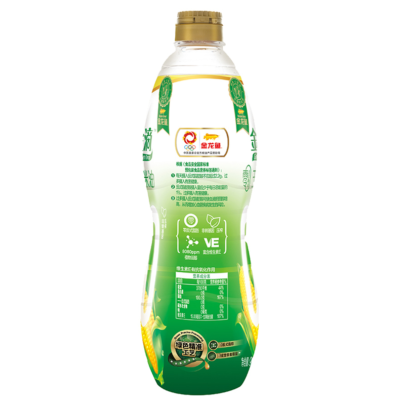 金龙鱼金滴零反式脂肪玉米油900ml
