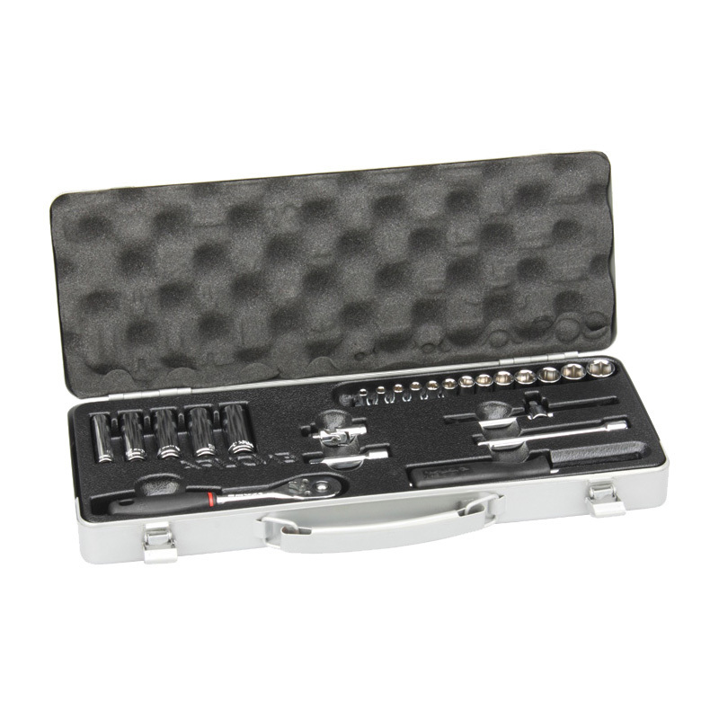 力易得 24件6.3mm系列套筒维修工具手动工具组套E1229 1套(货期3-5天)