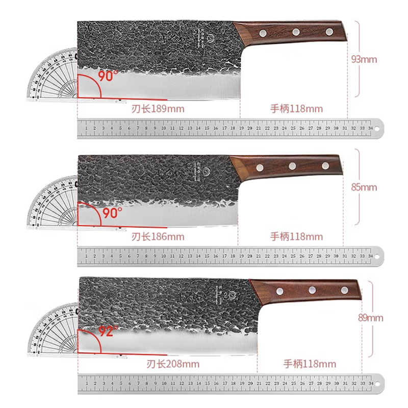 十八子作 紫檀木 菜刀本源2号桑刀 S339-S2高清大图