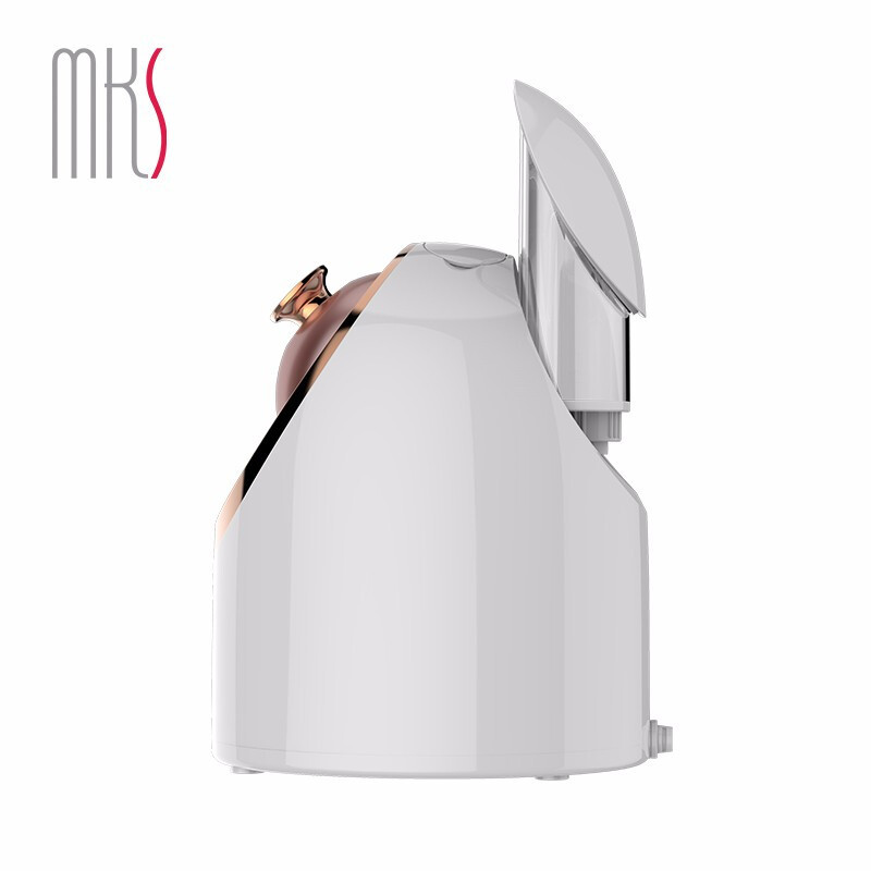 美克斯(MKS)蒸脸器 NV8385触屏补水保湿仪家用美容仪器冷热香薰蒸脸器 脸部加湿器蒸脸仪补水仪 流光粉