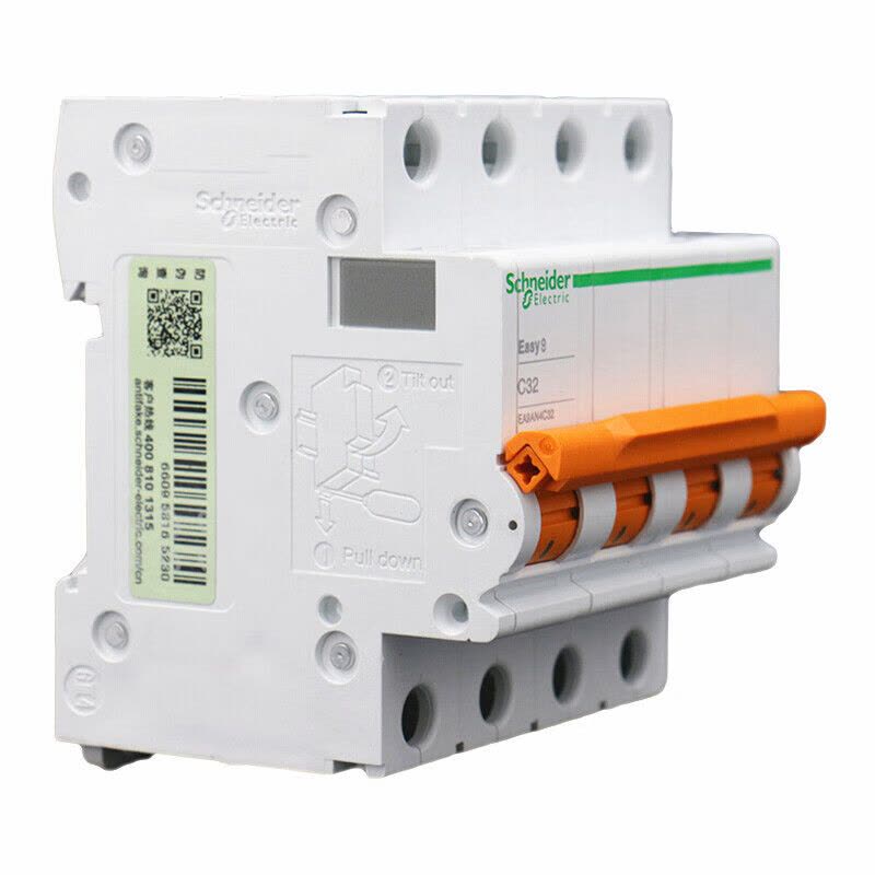 施耐德电气 微型断路器 空气开关 三相四线总闸开关 EA9系列 4P C25A EA9AN4C25图片