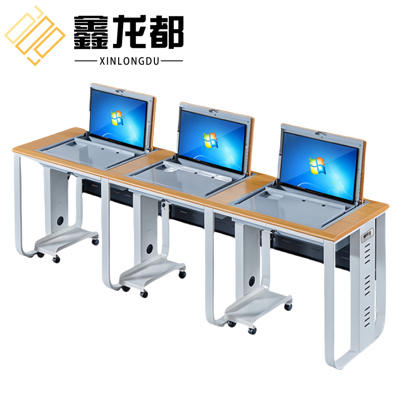 鑫龙都翻转电脑桌高清大图