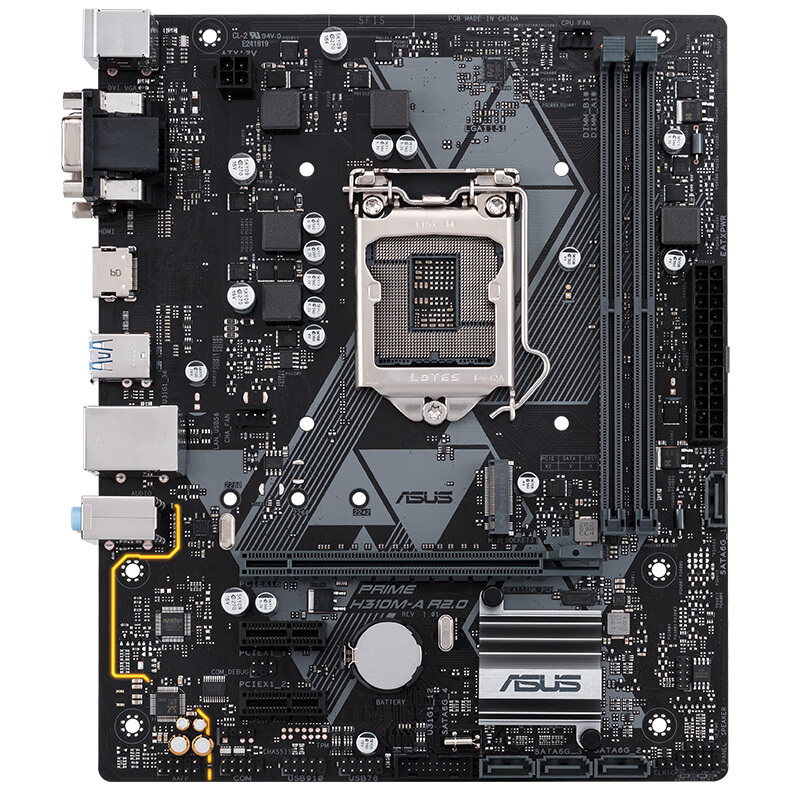 华硕 PRIME H310M-A R2.0(Intel H310/LGA 1151)主板