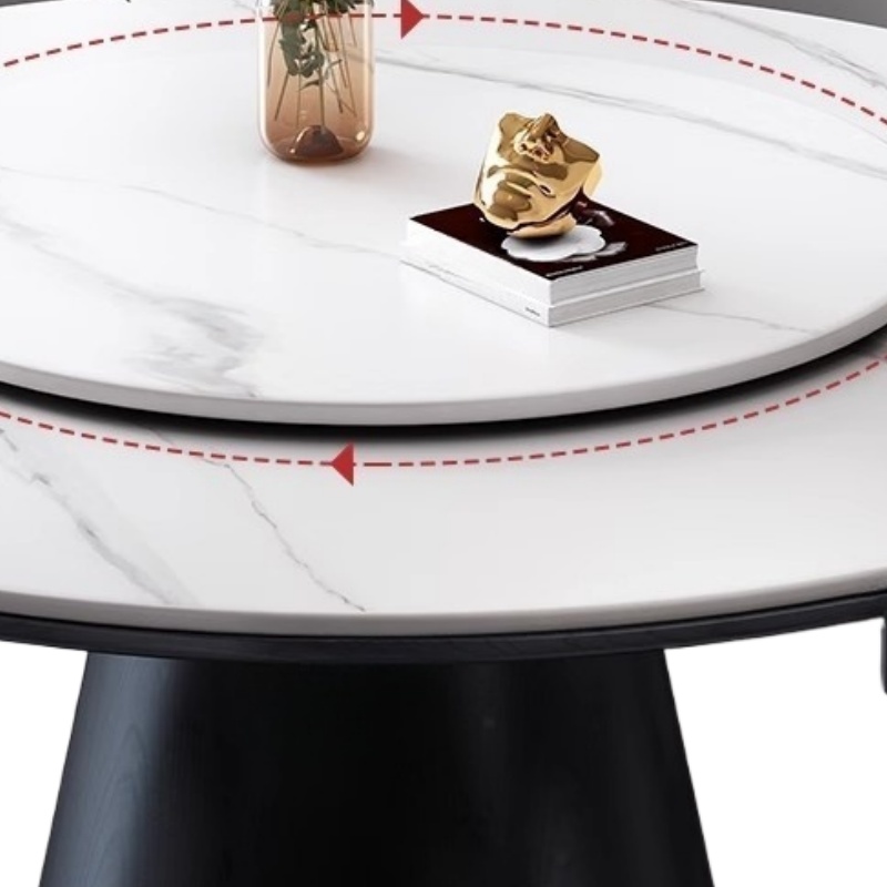 豫龙都 岩板圆餐桌 1.6米 张高清大图