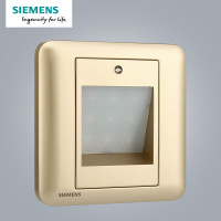 西门子(SIEMENS)开关插座 皓睿砂釉金系列壁脚灯5UH01453NC03