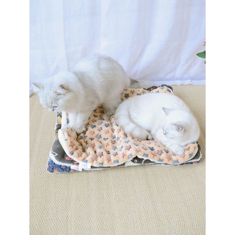 宠物冬天加厚毛毯子狗狗毛毯猫咪垫子睡垫猫垫狗垫子秋冬款狗窝图片