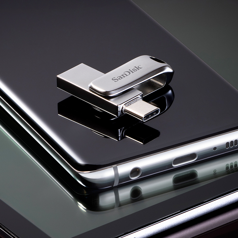 闪迪(SanDisk)32GB Type-C USB3.1 手机U盘 DDC4至尊高速酷锃 双接口 印logo