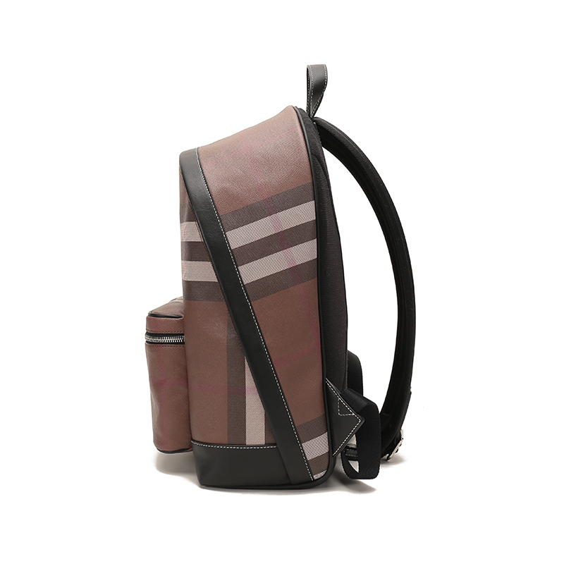 博柏利巴宝莉burberry男款环保帆布皮革聚酰胺双肩包80365491