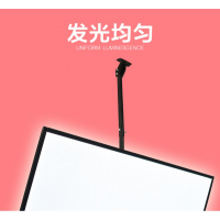 闪电客奶茶店LED超薄磁吸电视灯箱价目表显示屏点餐菜单价目表招牌灯箱 支架配件 横版50寸(117.5*67.5厘米)